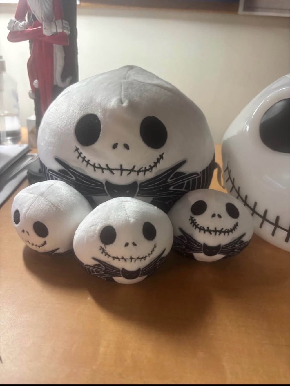 Disney Jack Skellington Plush Set - White & Black